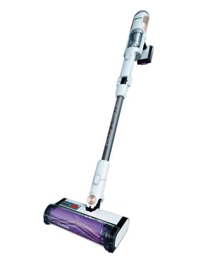 Shark IW1611DE aspirateur balai et balai électrique Aspirateur-balai 2 en 1 Batterie Sec Sans sac 0,42 L 240 W Acier inoxydable, Blanc 2,5 Ah