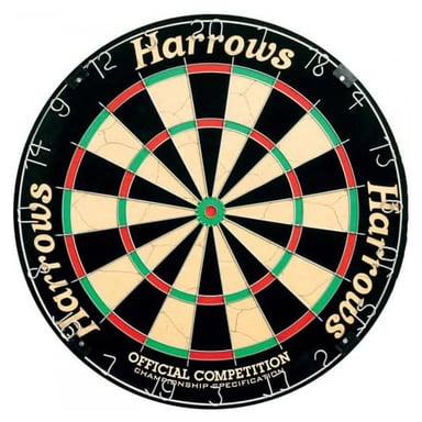 Diana de cerdas para dardos con tablero de competición oficial