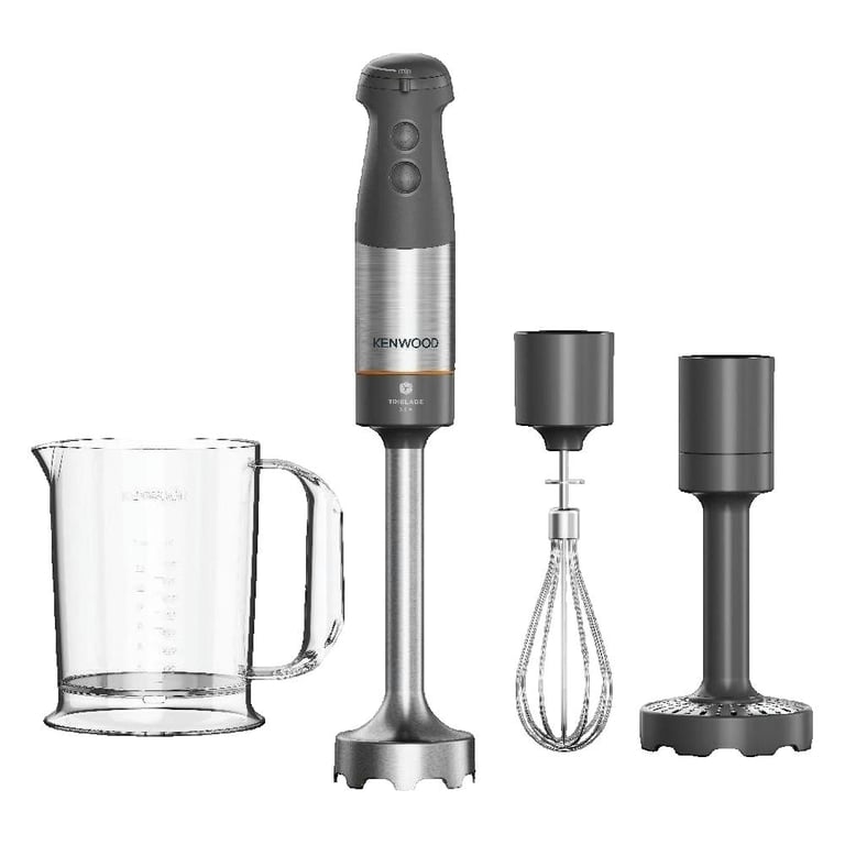 Mixeur Plongeant Kenwood HBM60.007GY – 1000 W, Système Triblade, Accessoires Inclus - vue 2