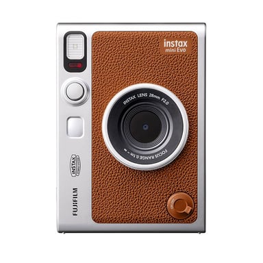 Fujifilm Instax Mini Evo 1/5'' 2560 x 1920 pixels CMOS Marron, Argent