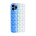 Funda Popping Bubble para Apple iPhone 12/12 Pro, Azul Verde