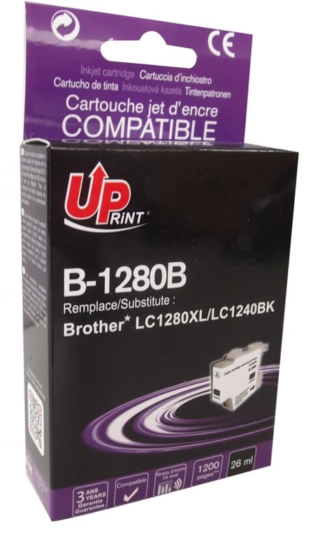 Cartouche encre UPrint compatible BROTHER LC 1280LC 1240 Neuf