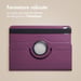 imoshion Coque tablette rotatif à 360° pour Apple iPad Pro 11 (2020/2021/2022) - Violet