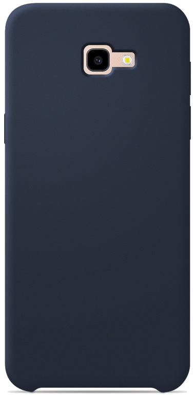 Coque silicone unie compatible Soft Touch Bleu nuit Samsung Galaxy J4 Plus 2018