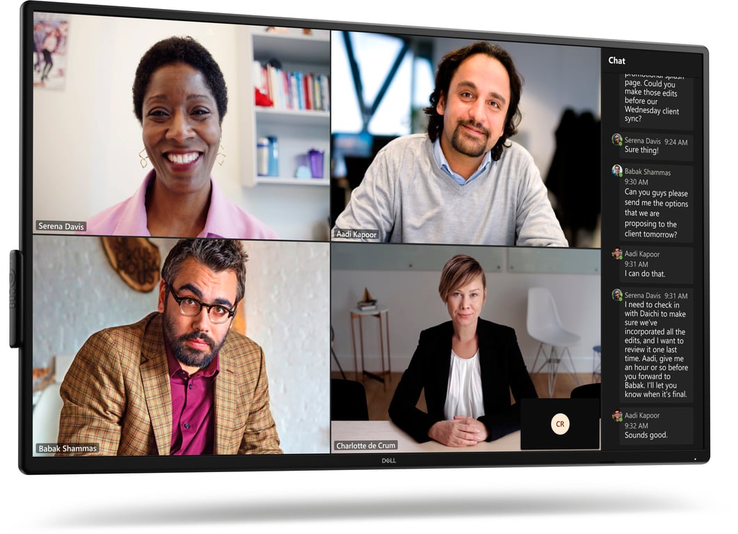 Dell P5525QC 55 54.64 visualisable écran LCD rétro éclairé par LED conférence 4K UHD 3840 x 2160 - vue 3