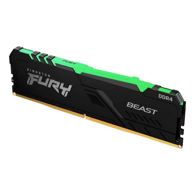 Kingston Technology FURY Beast RGB module de mémoire 16 Go 1 x 16 Go DDR4 3600 MHz - Neuf