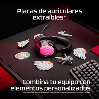 Cuffie da gioco wireless HyperX Cloud III S nero-rosso - Autonomia 120h - Suono cristallino - Microfono chiaro
