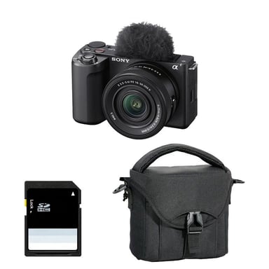 SONY ALPHA ZV-E10 II NOIR + 16-50 PZ II + Sac + SD 8 Go