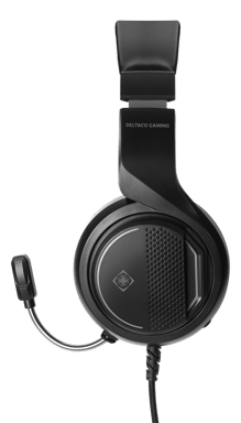 Deltaco Gaming - Cuffie da gioco stereo per PS5, altoparlanti stereo da 40 mm, microfono flessibile