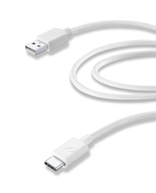 Cellularline Power Cable for Tablet 200cm - USB-C Cable USB-C para carga y transferencia de datos