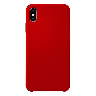 Coque silicone unie Soft Touch Rouge compatible Apple iPhone XS Max