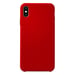 Coque silicone unie Soft Touch Rouge compatible Apple iPhone XS Max