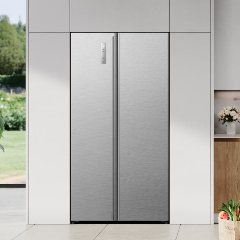 Réfrigérateur américain Hisense RS3P558NEIE réfrigérateur américain Pose libre 544 - vue 5