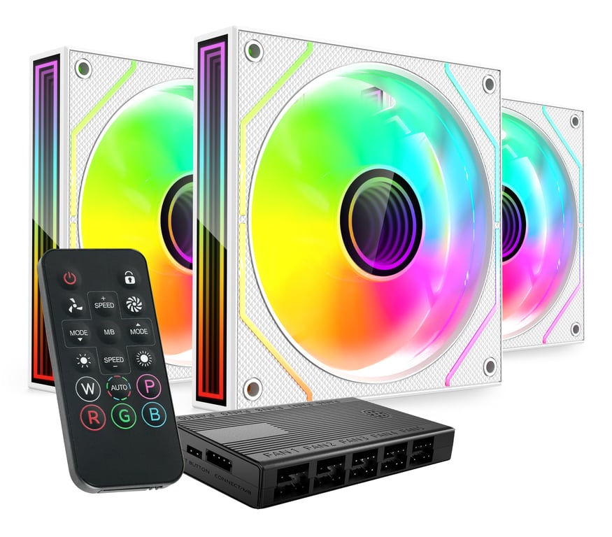 Mars Gaming MF3DPROKIT système de refroidissement d'ordinateur Boitier PC Ventilateur 12 cm Neuf - vue 4