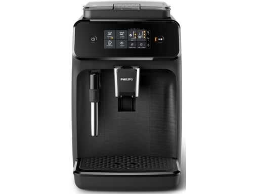 Philips 1200 series Série 1200 Noir mat EP1220/00 Machine expresso broyeur, 2 boissons, mousseur lait