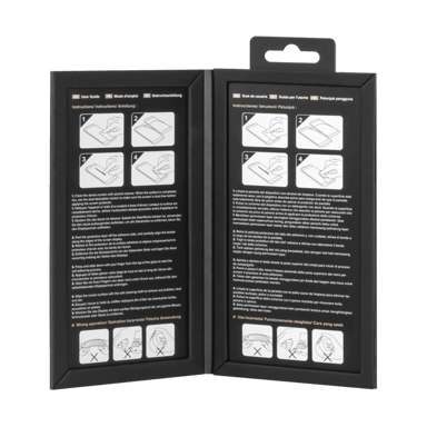 Protection d'écran en verre trempé (60% verre trempé recyclé) pour Samsung Galaxy S24+ 5G, Noir