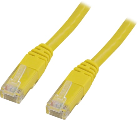 Deltaco GL2-TP cavo di rete Giallo 2 m Cat5e