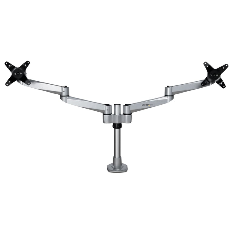 StarTech.com STARTECH Bras moniteur sur bureau pour 2 écrans Argent - vue 2