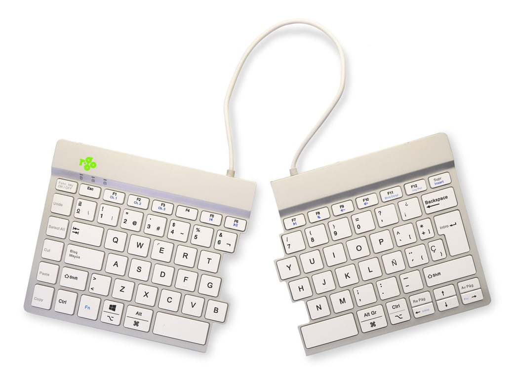 R Go Tools Clavier ergonomique R Go Split Break avec logiciel de pause clavier ergonomique divisé QWERTY ES Bluetooth Neuf - vue 4