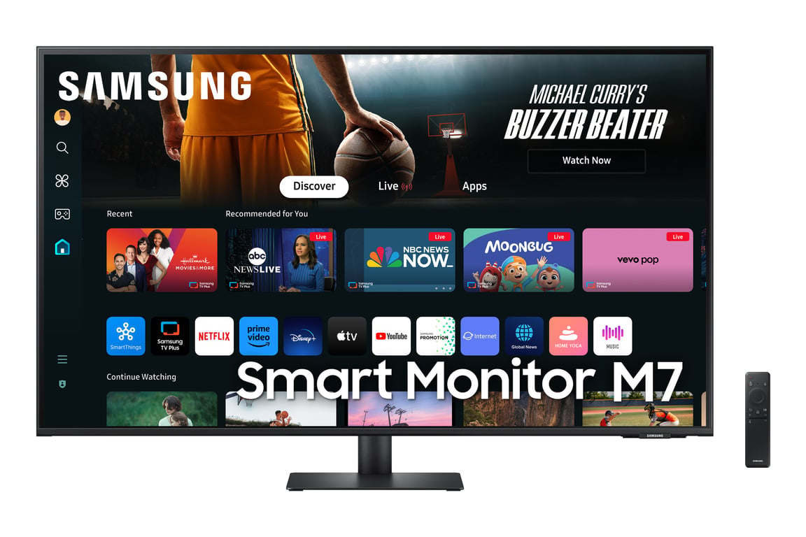 Samsung M70D Écran Plat De PC 109,2 Cm (43 ) 3840 X 2160 Pixels 4K Ultra Hd LCD Noir