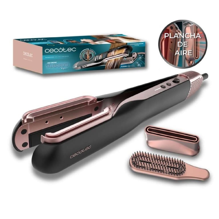 Fer à lisser Cecotec RitualCare Air Lisse 2in1 Céramique Kératine 2 accessoires - vue 2