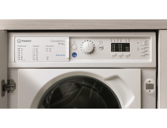 Lave-Linge Séchant Encastrable INDESIT BIWDIL861485EU – 8Kg Lavage, 6Kg Séchage, 1400 trs/min - vue 7
