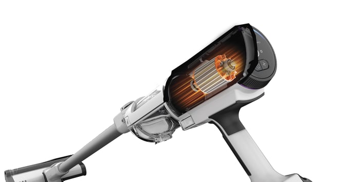 Shark IW1611EU aspirateur balai et balai électrique Batterie Sec Sans sac 0,42 L Blanc 2,5 Ah