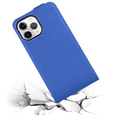 Coque pour Apple iPhone 13 PRO en BLEU CÉLESTE Housse de protection Étui au design flip en similicuir lisse