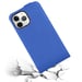 Coque pour Apple iPhone 13 PRO en BLEU CÉLESTE Housse de protection Étui au design flip en similicuir lisse