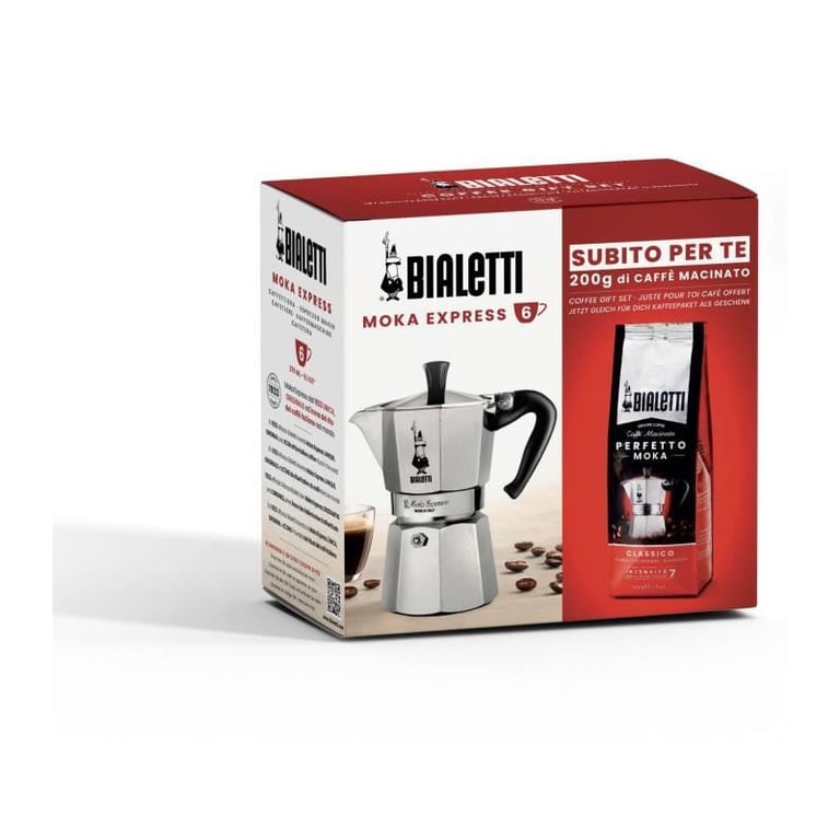 Cafetière Bialetti Moka Express 6 Tasses – Aluminium - vue 2