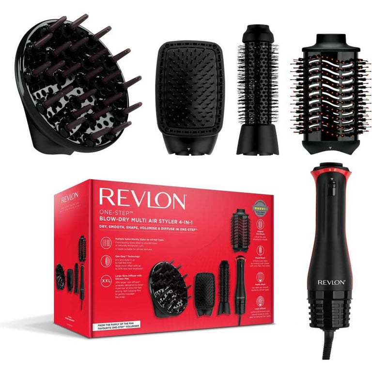 Multistyler 4 en 1 REVLON RVDR5373E Pour cheveux texturés 4 températures - vue 2