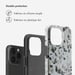 Selencia Coque arrière Vivid pour Apple iPhone 15 Pro Max - Chic Terazzo