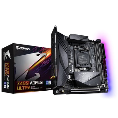 GIGABYTE Z490I AORUS ULTRA (rev. 1.x) Intel Z490 LGA 1200 (Socket H5) mini ITX