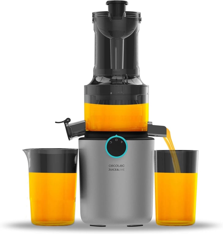 Extracteur de Jus Lent – 200?W Goulotte 82?mm Silencieux Neuf