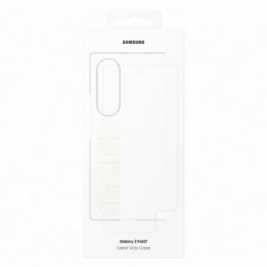 Samsung Carcasa oficial para Galaxy Z Fold 7 con soporte y protector de pantalla Transparente
