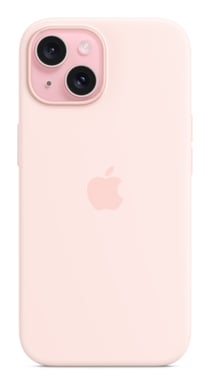 Custodia Apple in silicone con MagSafe per iPhone 15 - Rosa chiaro Apple iPhone 15