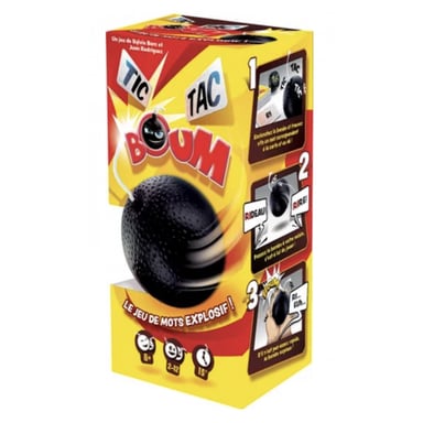 Tic Tac Boum Explosif - Divertido pack ecológico para toda la familia