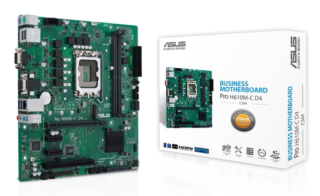 ASUS PRO H610M-C D4-CSM Intel H610 LGA 1700 micro ATX