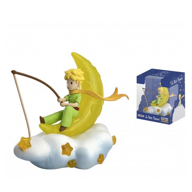 Figurine Décorative Le Petit Prince Pêchant dans les Nuages en Résine Neuf - vue 3