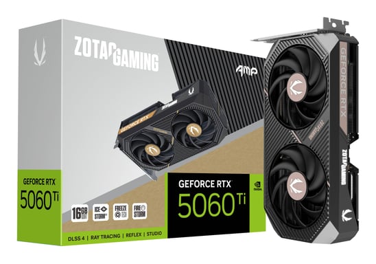 Zotac GAMING GeForce RTX 5060 Ti AMP NVIDIA 16 Go GDDR7