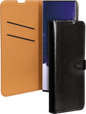 BigBen Funda para Galaxy Note20 Folio Wallet Cierre con Lengüeta Magnética Negro