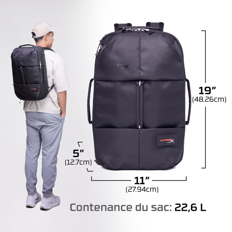 Sac à dos gamer HyperX Knight - vue 4