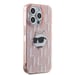 Custodia Karl Lagerfeld per iPhone 15 Pro 6.1'' rosa Custodia rigida IML Choupette Head & Monogram