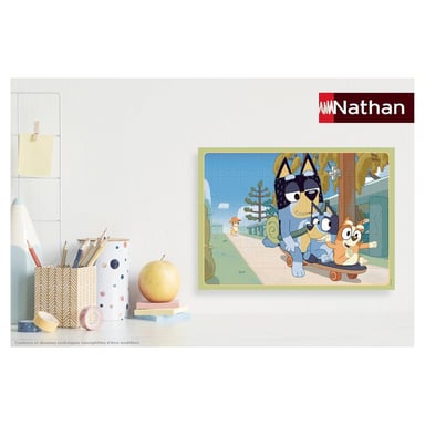 Puzzle da 45 pezzi Bluey - Momenti indimenticabili in famiglia