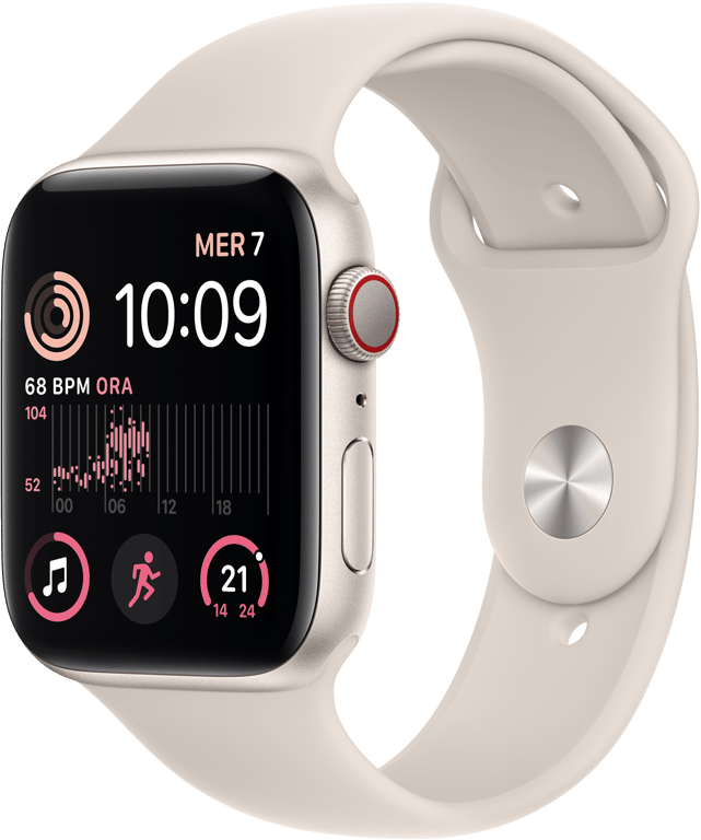 Apple Watch SE OLED 44 mm 4G Beige GPS (satellite)