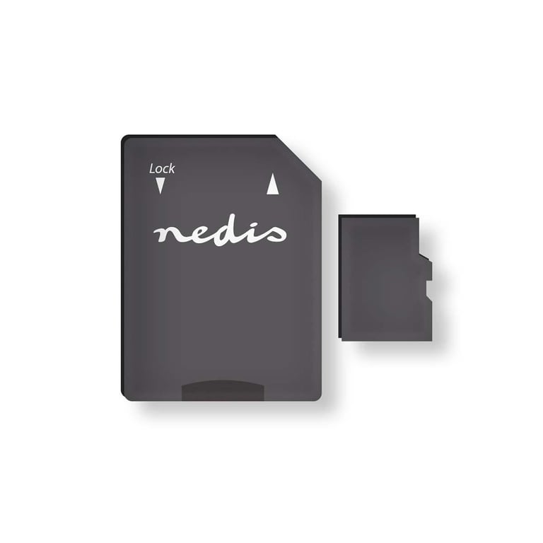 Nedis MMSD32100BK Carte mémoire flash adaptateur microSDHC SD inclus e UHS I / Class10 microSDHC UHS I - vue 5
