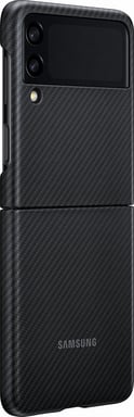 Funda de aramida con función de soporte Negro para Samsung G Z Flip 3