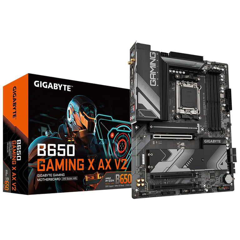 GIGABYTE B650 GAMING X AX V2 carte mère AMD B650 Emplacement AM5 ATX - Neuf