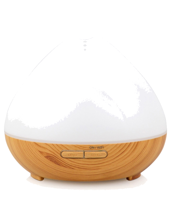 Diffuseur de Parfum Connecté Google Home Alexa Humidificateur Wifi Lumière LED YONIS