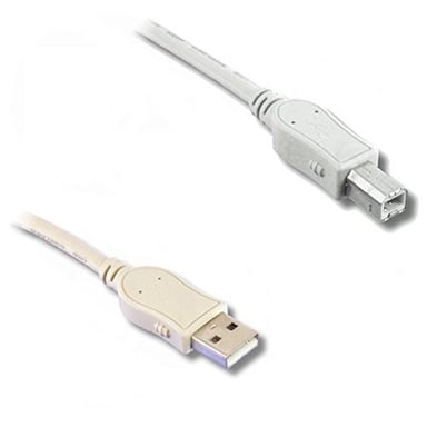 Lineaire PCUSB212E Cavo USB 2.0 3 m USB A USB B Beige